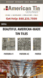 Mobile Screenshot of americantinceilings.com